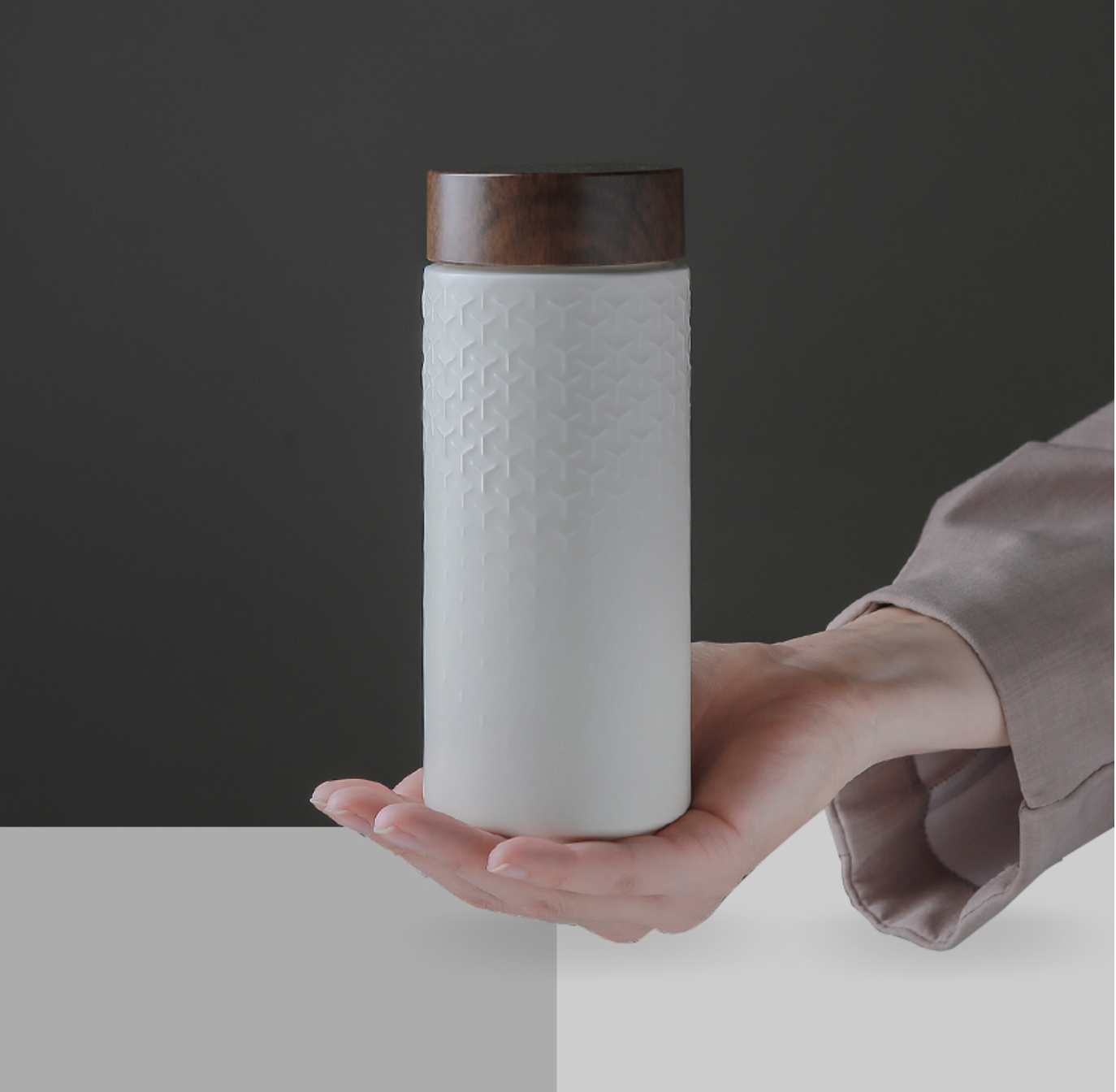 Ceramic Travel Tumbler | Arrow (12 oz )-5