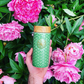 Ceramic Travel Mug | Flower of Life - Hand Painted Gold (14 oz)-3