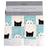 Security Blanket 2PK | Bamboo Fabric -  Peek-A-Boo Cats Newcastle Classics