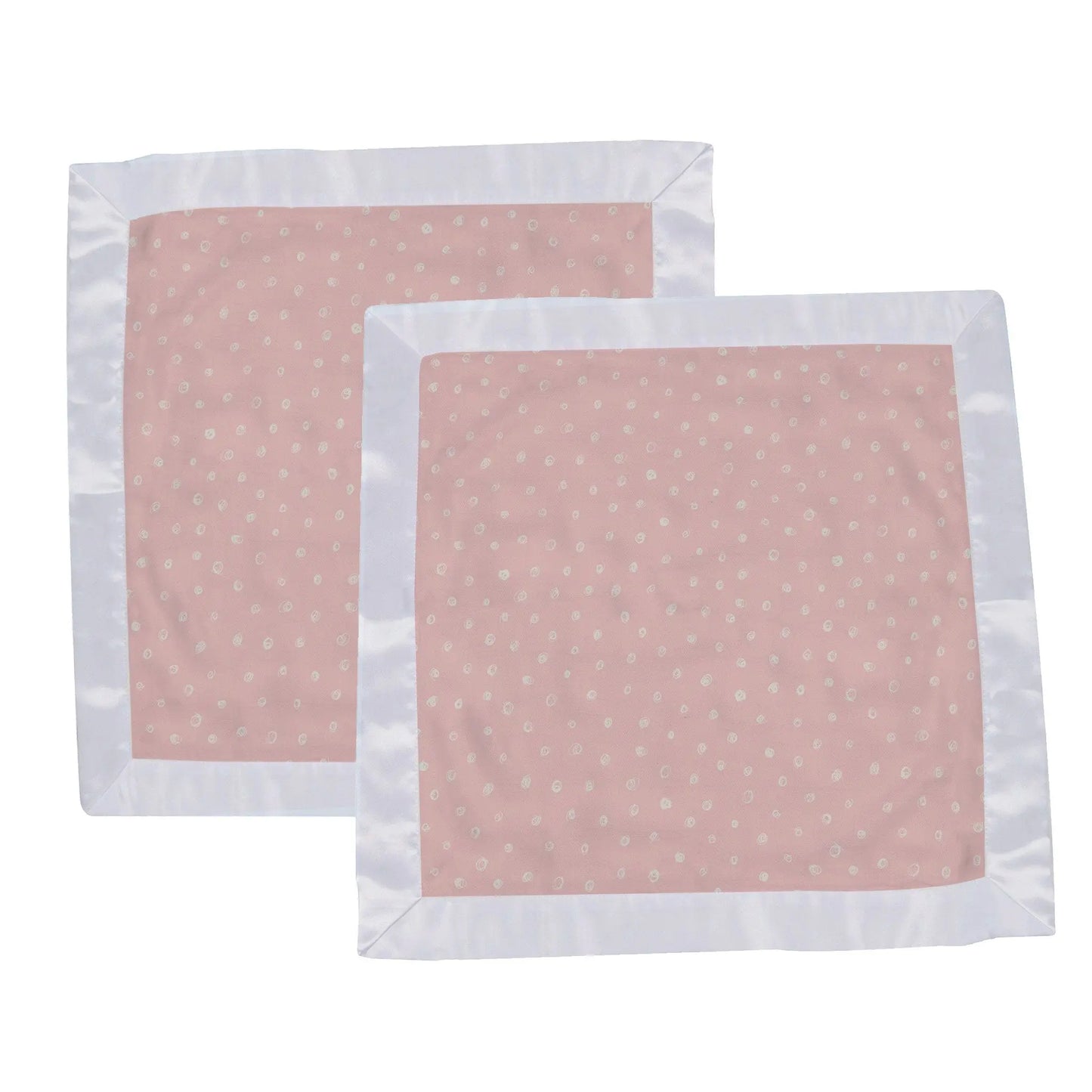 Security Blanket 2PK | Bamboo Fabric - Polka Dot Pink Newcastle Classics