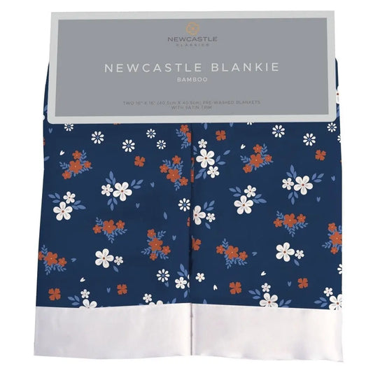 Security Blanket 2PK | Bamboo Fabric - Serenity Floral Newcastle Classics