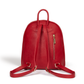 Red Womens Backpack | Vegan Leather-4