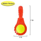 Eco-Friendly Squeaky TPR Tennis Ball Dog Toy with Treat Fill-4