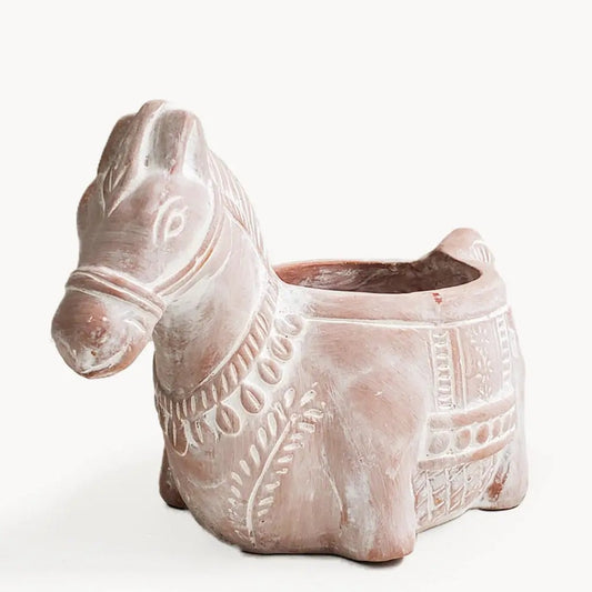 Terracotta Pot - Horse KORISSA