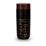 Ceramic Travel Mug | The Alchemical Signs - Hand Painted Gold (12 oz)-1