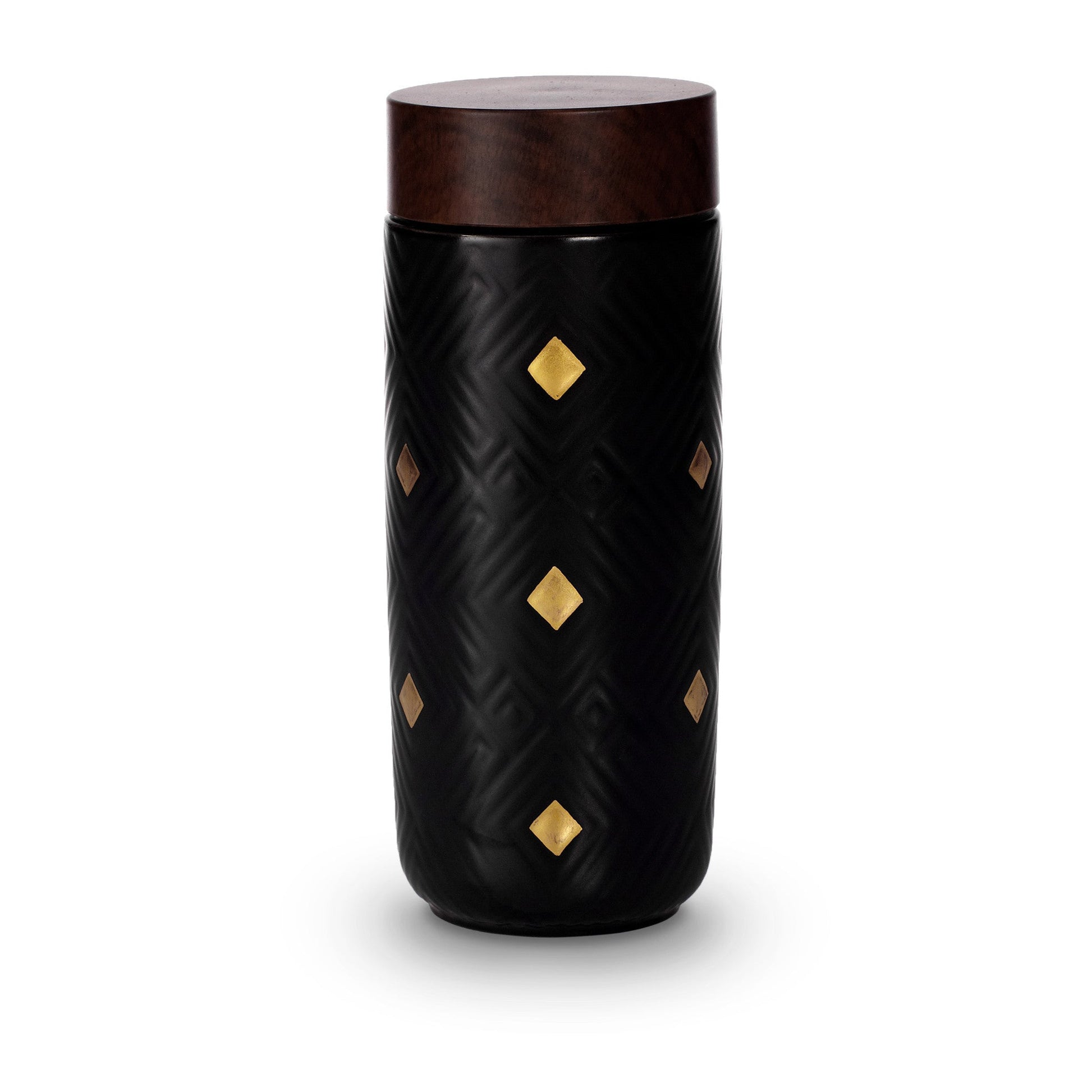 Ceramic Travel Mug | The Miracle Gold (12 oz ) -0