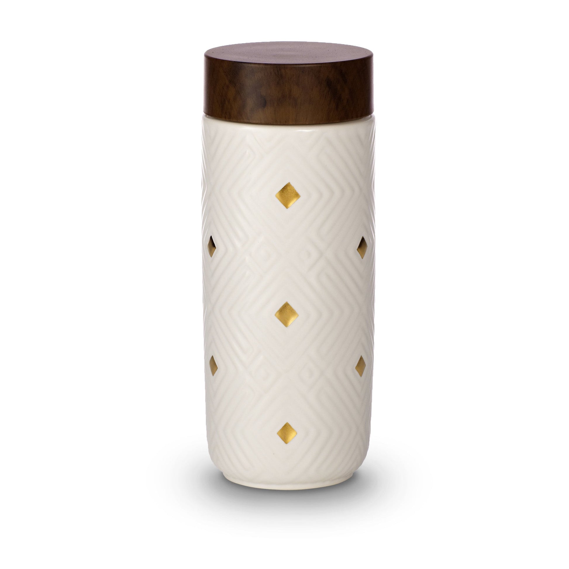 Ceramic Travel Mug | The Miracle Gold (12 oz ) -1