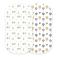 Vintage Bicycles and Hot Air Balloon Bamboo Changing Pad Cover/Bassinet Sheet Newcastle Classics
