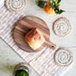 Wooden Round Serving Board Gift Set KORISSA