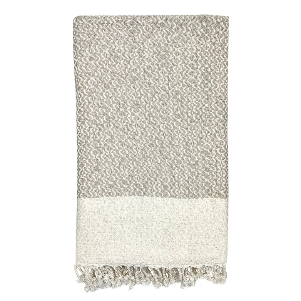 Ziggy Turkish Towel | 100% Natural Fibers SLATE + SALT