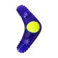 Eco-Friendly TPR Tennis Ball Squeak Boomerang Dog Toy-3