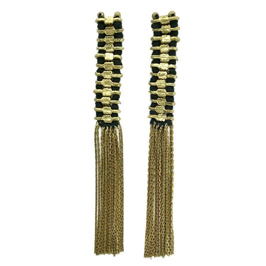 Earrings | Temple Tassel - Handmade-0