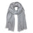 Gray Herringbone Cashmere Scarf-0