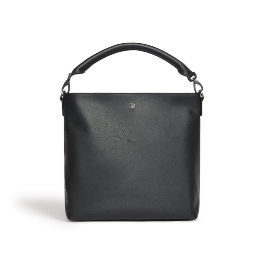 Black Hobo Bag | Vegan Leather-0