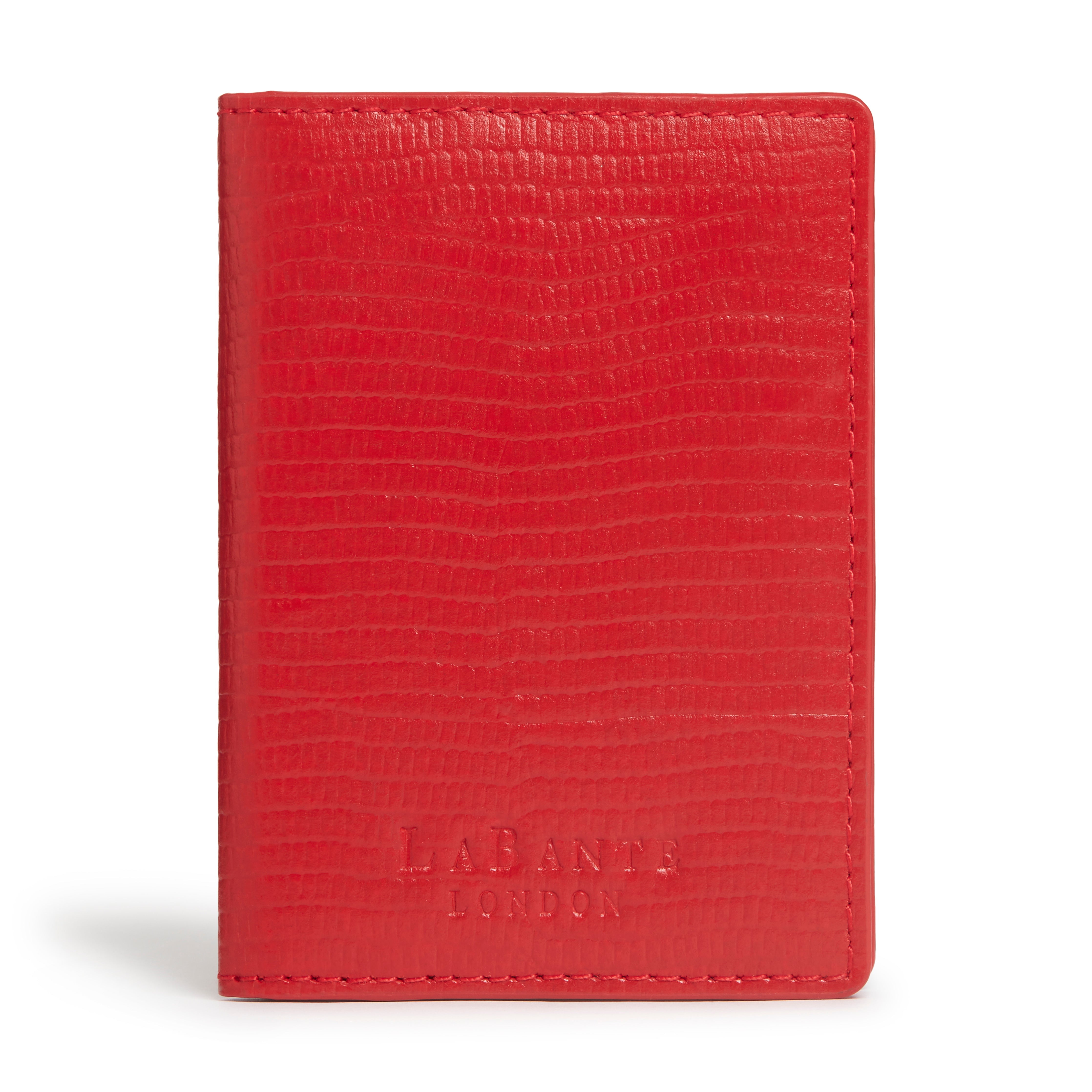 Red Passport Holder & CC Holder Gift Box | Vegan Leather-3
