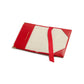 Red Passport Holder & Key Chain Gift Box | Vegan Leather-2