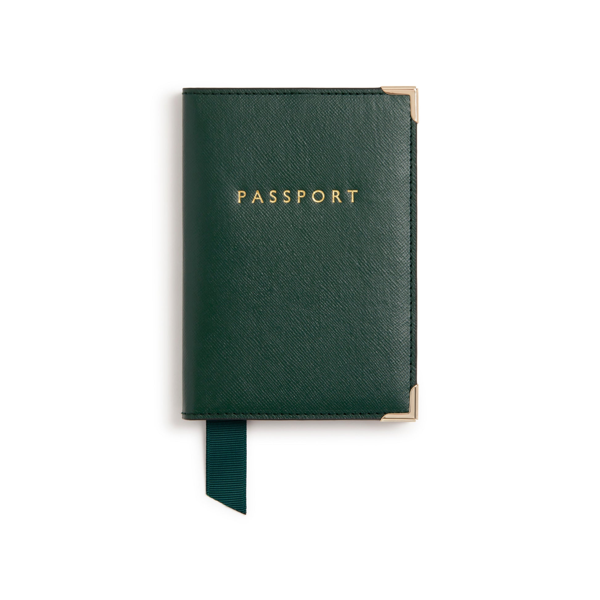 Green Passport Holder & Key Chain Gift Box | Vegan Leather-1