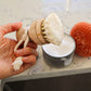 Refillable Sisal Dish Hand Brush with Free Refill-1