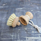 Refillable Sisal Dish Hand Brush with Free Refill-2