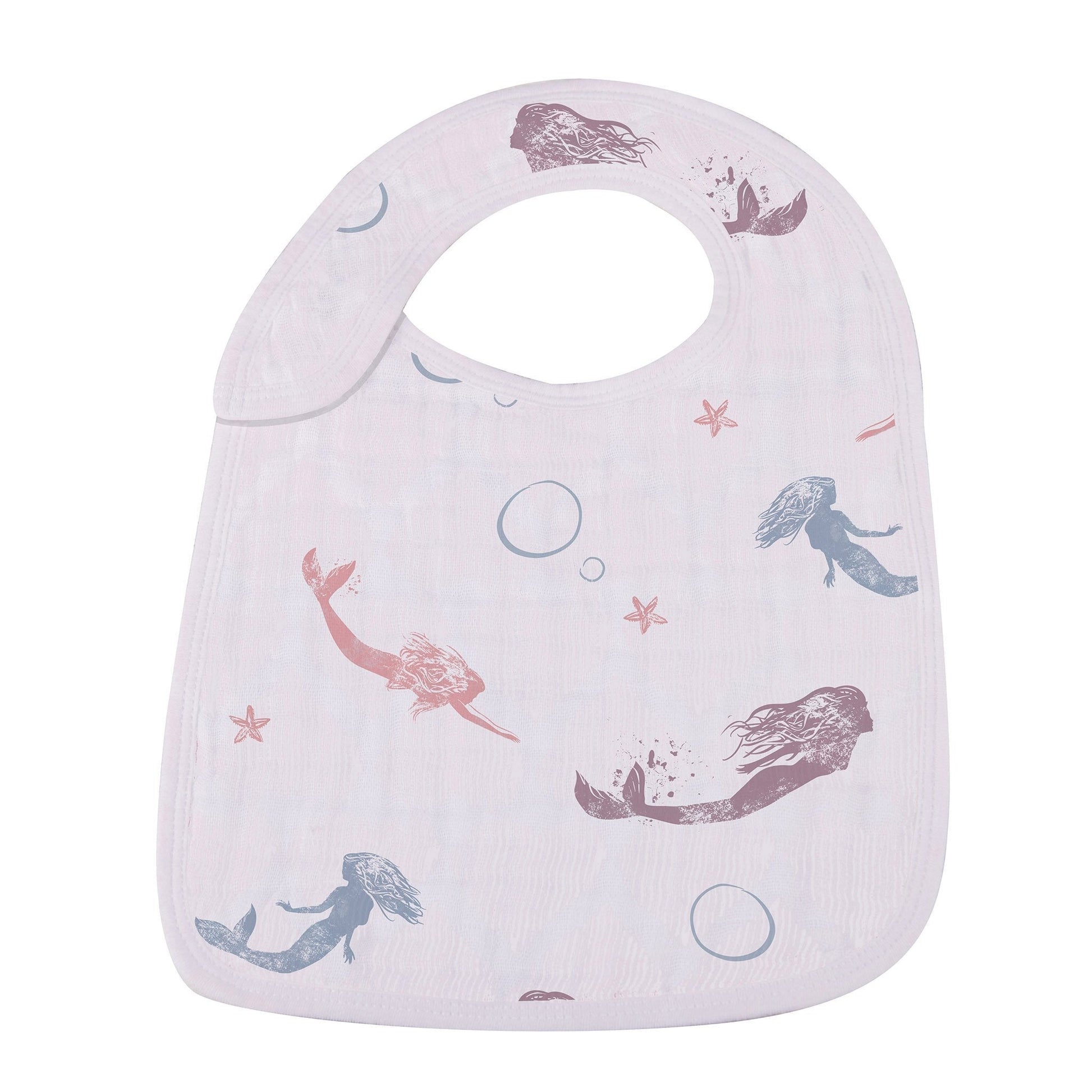 Under The Sea Bamboo Muslin Snap Bibs 3PK-3