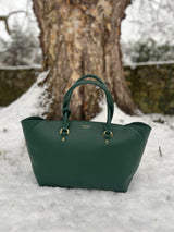 Green Tote Bag | Vegan Leather-5