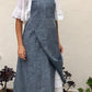 Split Leg Smock Apron Cross Back | Eco Friendly Textiles-13