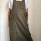 Split Leg Smock Apron Cross Back | Eco Friendly Textiles-12