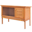 vidaXL Outdoor Rabbit Hutch 1 Layer Wood Pet Cage Raised Bunny Multi Colors vidaXL