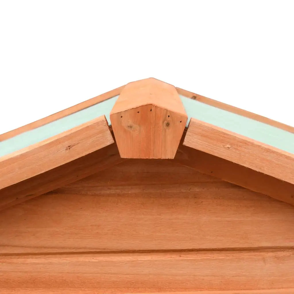 vidaXL Solid Pine & Fir Wood Rabbit Hutch Wooden Rabbit House Multi Colors vidaXL