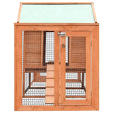 vidaXL Solid Pine & Fir Wood Rabbit Hutch Wooden Rabbit House Multi Colors vidaXL