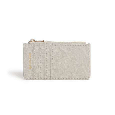 Grey Coin & Card Holder | Vegan Leather-1